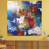 静寂と嵐の間 キャンバスプリント (インサイチュ (リビング))