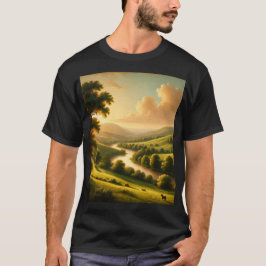 「静寂と広大:ランドスカのインスピレーション Tシャツ