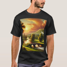 「静寂と広大:ランドスカのインスピレーション Tシャツ