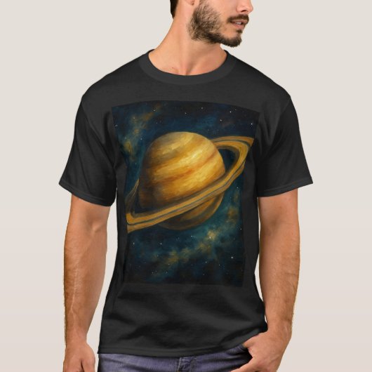 「静寂と広大:ランドスカのインスピレーション Tシャツ (正面)
