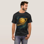 「静寂と広大:ランドスカのインスピレーション Tシャツ (正面フル)