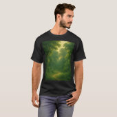「静寂と広大：ランドスカのインスピレーション Tシャツ (正面フル)
