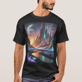 「静寂と広大:ランドスカのインスピレーション Tシャツ