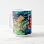 静寂に包まれるマグカップ コーヒーマグカップ (正面左)