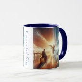 静寂の一滴 – ディバイン・ラブマグ マグカップ (正面右)