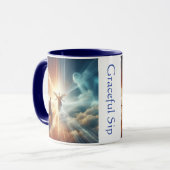 静寂の一滴 – ディバイン・ラブマグ マグカップ (正面左)