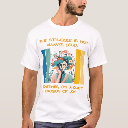 静寂の下 Tシャツ (正面)