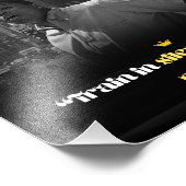 「静寂の中で列車を走らせ、権力の中で歩く」 やる気を起こさせる - フォトプリント            (角)