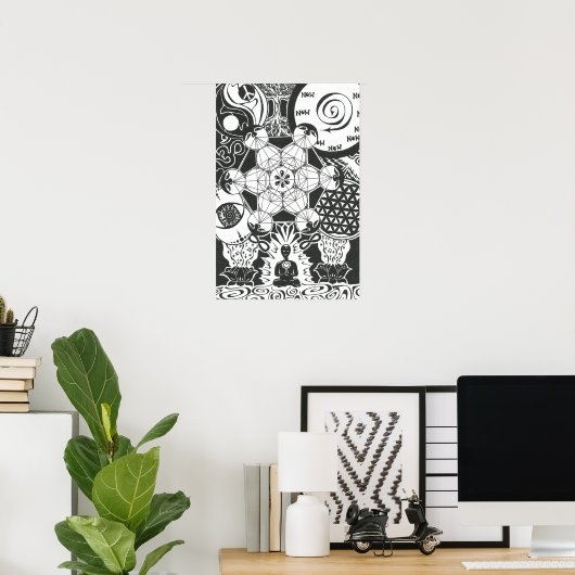 静寂の中で ポスター (ホームオフィス)