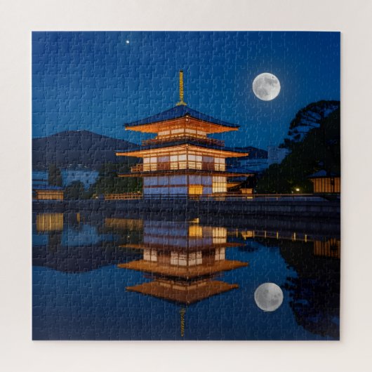 静寂の中の美（Beauty in Silence） ジグソーパズル (縦)