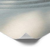 静寂の波 – ミニマリスト砂の模様ポスター ポスター (角)