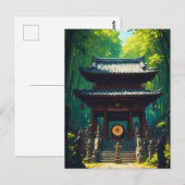 "静寂の門" – Gate of Tranquility ポストカード (正面/裏面)