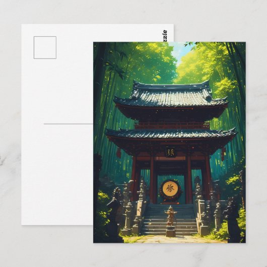 "静寂の門" – Gate of Tranquility ポストカード (正面/裏面)