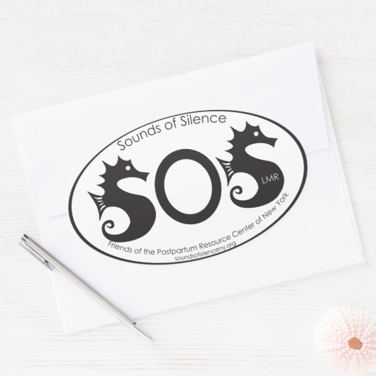 静寂の音 – LMR – ステッカー (封筒)