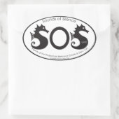 静寂の音 – LMR – ステッカー (バッグ)