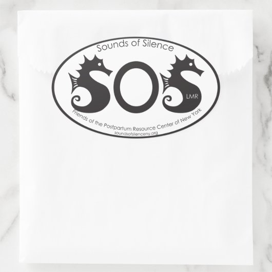 静寂の音 – LMR – ステッカー (バッグ)