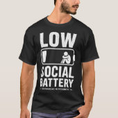 静寂は私の慰め Tシャツ (正面)