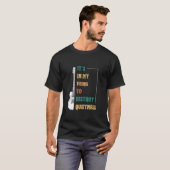 静寂を破壊するためにギター演奏が私の血管に流れる Tシャツ (正面フル)