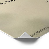 静寂インスピレーション ポスター (角)