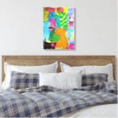 静寂ストレッチされたキャンバス印刷 キャンバスプリント (インサイチュ (寝室))