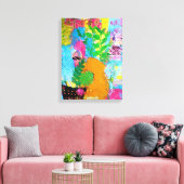 静寂ストレッチされたキャンバス印刷 キャンバスプリント (インサイチュ (リビング))