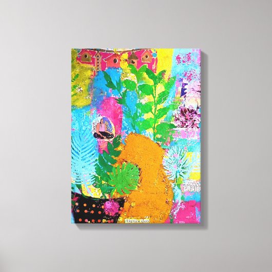 静寂ストレッチされたキャンバス印刷 キャンバスプリント (正面)