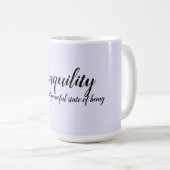 静寂 コーヒーマグカップ (正面右)