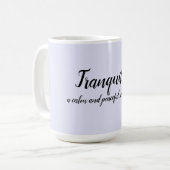 静寂 コーヒーマグカップ (正面左)