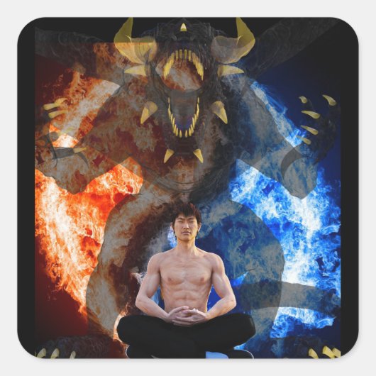 静寂 スクエアシール (正面)