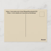 静寂 ポストカード (裏面)