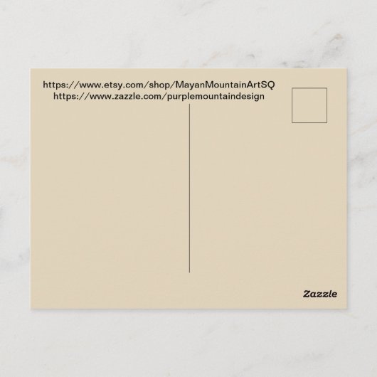 静寂 ポストカード (裏面)