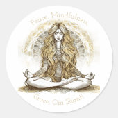 静寂 ラウンドシール (正面)