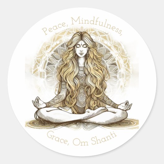 静寂 ラウンドシール (正面)