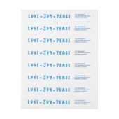 静寂 ラップアラウンドラベル (シート)