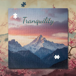 静寂 | 山と雲 ジグソーパズル