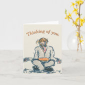 静寂「想い出」カード カード (黄色い花)