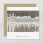 静寂 招待状 (正面/裏面)