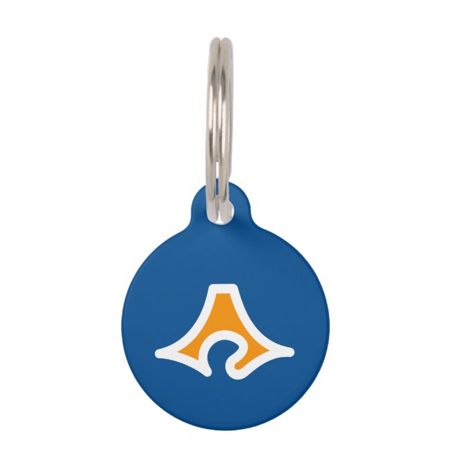 静岡県国旗 ペット　ネームタグ (正面)