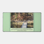 静感動的かな勇気を贈る デスクマット (正面)