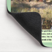 静感動的かな勇気を贈る マウスパッド (コーナー)