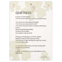 静感動的書語の詩 クリップボード