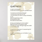 静感動的書語の詩 ポスター (正面)