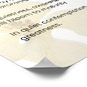 静感動的書語の詩 ポスター (角)