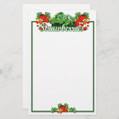 静止したいちご愛- 便箋 (正面/裏面)