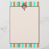 静止したお洒落で熱狂するな帽子のソックス猿 便箋 (正面)