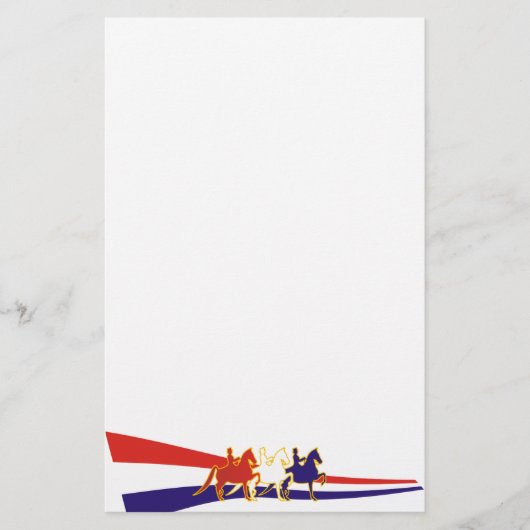 静止したすべてのアメリカのSaddlebred 便箋 (正面)