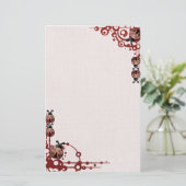 静止したてんとう虫 便箋 (スタンド正面)