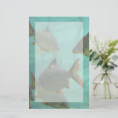 静止したアクアリウムのスタイル 便箋 (スタンド正面)