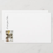 静止したオスロ 便箋 (正面/裏面)