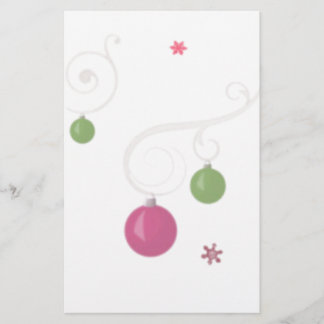 静止したオーナメント 便箋